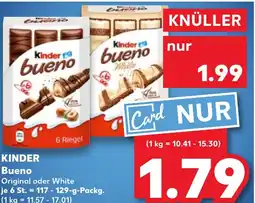 Kaufland KINDER Bueno tilbud