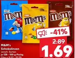 Kaufland M&M's Schokolinsen tilbud
