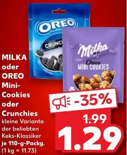 Kaufland MILKA oder OREO Mini- Cookies oder tilbud