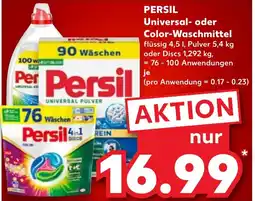 Kaufland PERSIL Universal- oder Color-Waschmittel tilbud