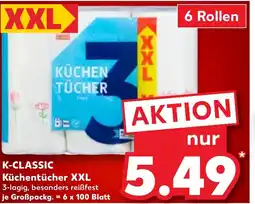 Kaufland K-CLASSIC Küchentücher XXL tilbud