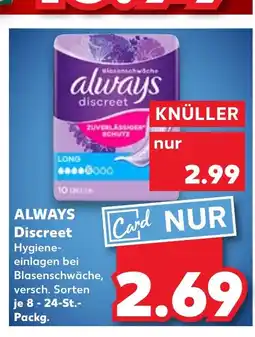 Kaufland ALWAYS Discreet tilbud