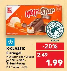 Kaufland K-CLASSIC Eisriegel tilbud