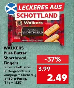 Kaufland Fingers Shortbread Walkers Pure Butter tilbud