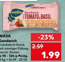 Kaufland Wasa sandwich tilbud