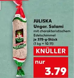 Kaufland JULISKA Ungar. Salami tilbud