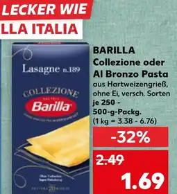 Kaufland BARILLA Collezione oder Al Bronzo Pasta tilbud