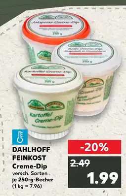 Kaufland DAHLHOFF FEINKOST Creme-Dip tilbud