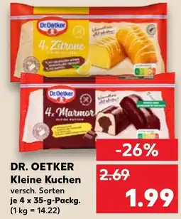 Kaufland DR. OETKER Kleine Kuchen tilbud