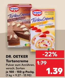 Kaufland DR. OETKER Tortencreme tilbud