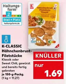 Kaufland K-CLASSIC Hähnchenbru Filetstücke tilbud