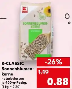 Kaufland K-CLASSIC Sonnenblumen- kerne tilbud