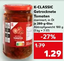 Kaufland K-CLASSIC Getrocknete Tomaten tilbud