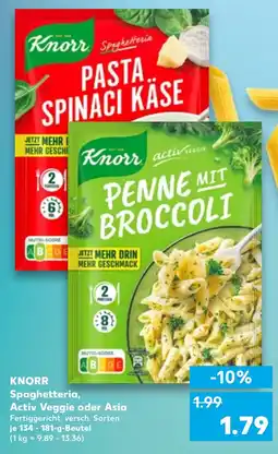 Kaufland KNORR Spaghetteria, Activ Veggie oder Asia tilbud