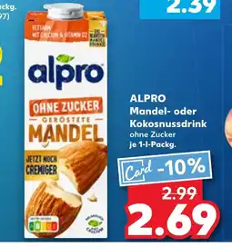 Kaufland ALPRO Mandel- oder Kokosnussdrink tilbud