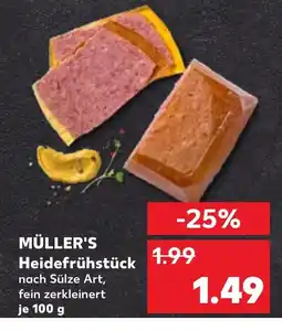 Kaufland MÜLLER'S Heidefrühstück nach Sülze Art, tilbud