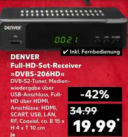Kaufland DENVER Full-HD-Sat-Receiver tilbud