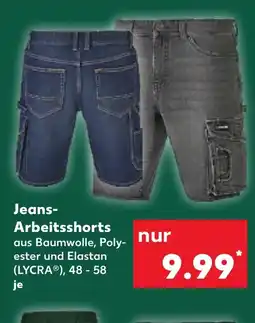 Kaufland Jeans- Arbeitsshorts tilbud