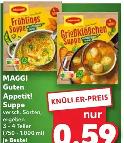 Kaufland MAGGI Guten Appetit! Suppe tilbud
