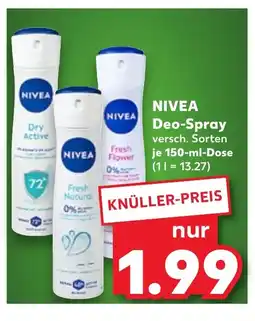 Kaufland NIVEA Deo-Spray tilbud