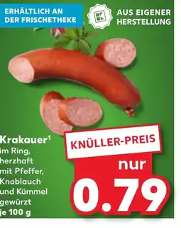 Kaufland Krakauer¹ im Ring, herzhaft tilbud