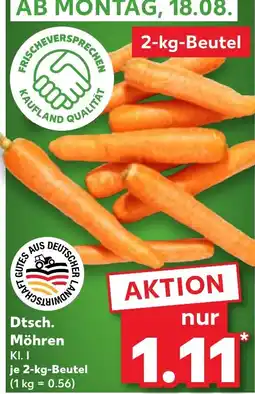 Kaufland Dtsch. Möhren tilbud