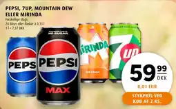 Scandinavian Park PEPSI, 7UP, MOUNTAIN DEW eller MIRINDA tilbud