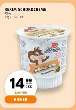 Scandinavian Park Rexim Schokocreme tilbud