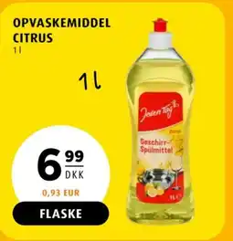 Scandinavian Park Opvaskemiddel citrus tilbud