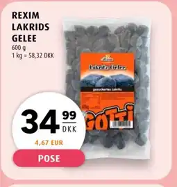 Scandinavian Park Rexim Lakrids gelee tilbud