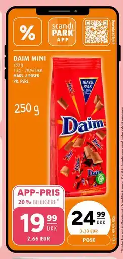 Scandinavian Park DAIM MINI, DKK 24.99, App-pris tilbud