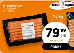 Scandinavian Park WIENERPØLSER, DKK 79.99 tilbud