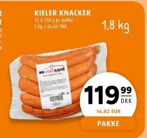 Scandinavian Park KIELER KNACKER, DKK 119.99 tilbud
