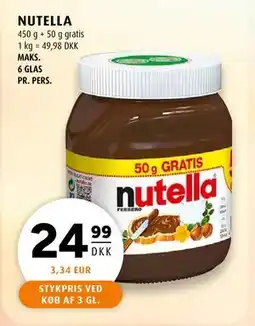 Scandinavian Park NUTELLA, DKK 24.99 tilbud