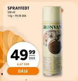 Scandinavian Park SPRAYFEDT, DKK 49.99 tilbud