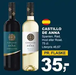 Let-Køb CASTILLO DE ANNA, DKK 35 tilbud
