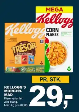 Let-Køb KELLOGG’S MORGENMAD, DKK 29 tilbud