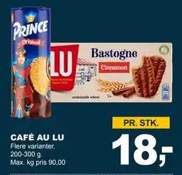 Let-Køb CAFÉ AU LU, DKK 18 tilbud