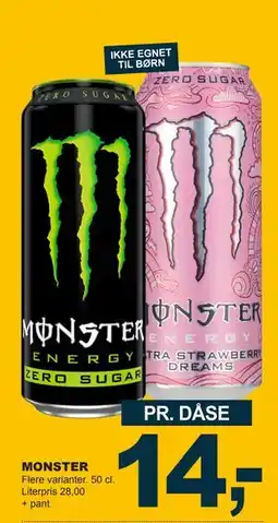 Let-Køb MONSTER, DKK 14 tilbud