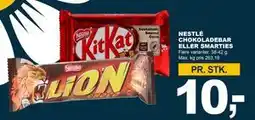 Let-Køb NESTLÉ CHOKOLADEBAR ELLER SMARTIES, DKK 10 tilbud