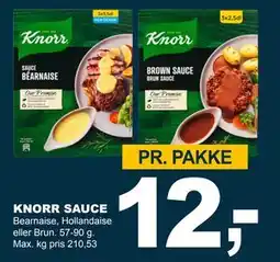 Let-Køb KNORR SAUCE, DKK 12 tilbud