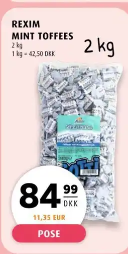 Scandinavian Park Rexim Mint toffees tilbud