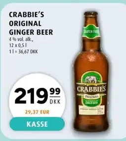 Scandinavian Park CRABBIE'S Original ginger beer tilbud