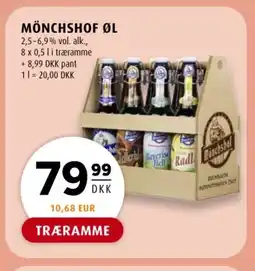 Scandinavian Park Mönchshof øl tilbud