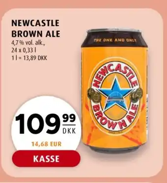 Scandinavian Park Newcastle Brown ale tilbud