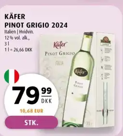 Scandinavian Park Käfer Pinot grigio 2024 tilbud