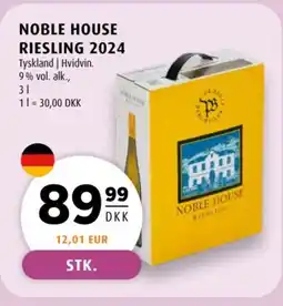 Scandinavian Park Noble House riesling 2024 tilbud
