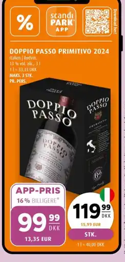 Scandinavian Park Doppio Passo primitivo 2024 tilbud