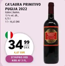 Scandinavian Park Ca'Laura Primitivo puglia 2022 tilbud
