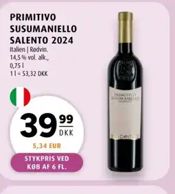 Scandinavian Park Primitivo Susumaniello Salento 2024 tilbud